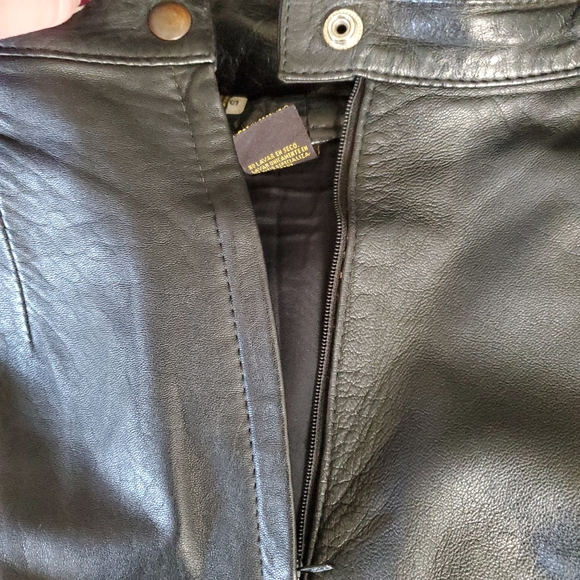 VINTAGE🔥CUEROS EL CABRITO COLOMBIAN LEATHER SKIRT - Picture 7 of 7